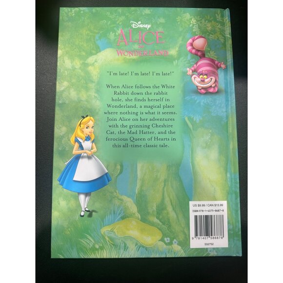 Disney Classics 3 Book Bundle Lady & The Tramp, Jungle Book, Alice in Wonderland - Picture 9 of 10